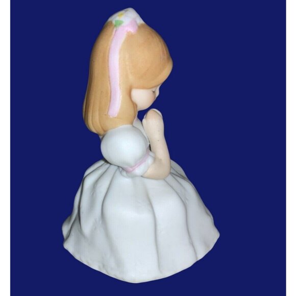 Enesco 1987 Praying Girl Figurine First Communion/ Confirmation - Picture 8 of 8